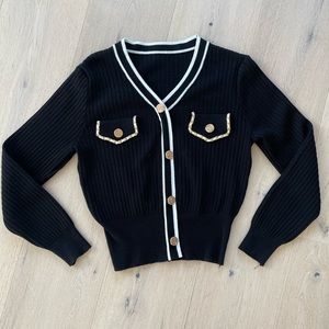 NWOT black sweater